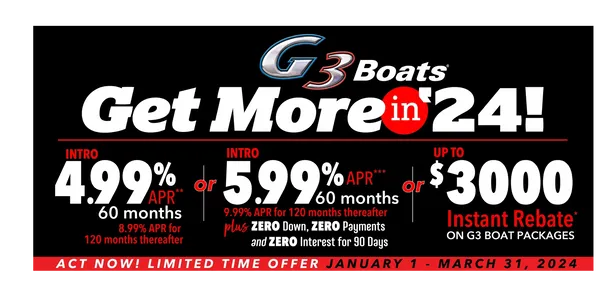 Get More G3 Boats